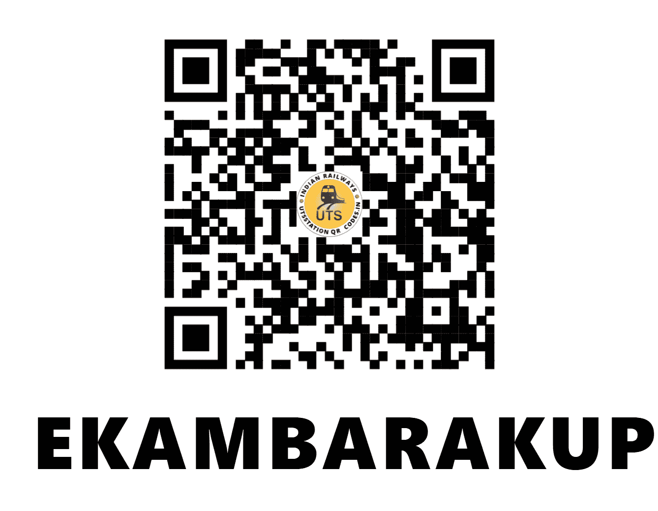 UTS QR Code for EKAMBARAKUPPAM - EKM - SR (ANDHRA PRADESH)